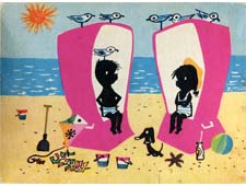 Egel puzzel 7 – Aan het strand (1958)